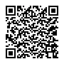 Codice QR per il numero di telefono +12025568858