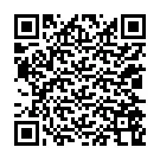 Código QR para número de telefone +12025568994