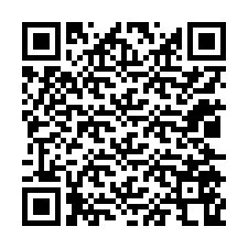 QR-koodi puhelinnumerolle +12025568995