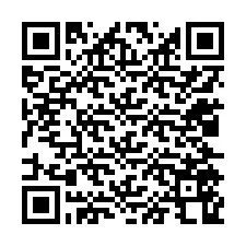 QR код за телефонен номер +12025568996