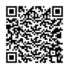 QR-koodi puhelinnumerolle +12025568998