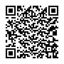 QR код за телефонен номер +12025569000