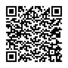 QR код за телефонен номер +12025569003