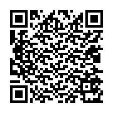 Código QR para número de teléfono +12025571986