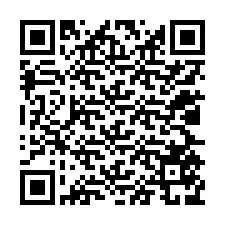 QR-koodi puhelinnumerolle +12025579728