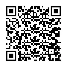 Código QR para número de telefone +12025579732