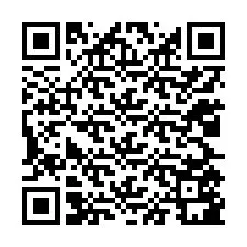 QR-code voor telefoonnummer +12025581322