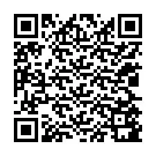 QR-код для номера телефона +12025581324