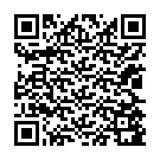 QR код за телефонен номер +12025581325