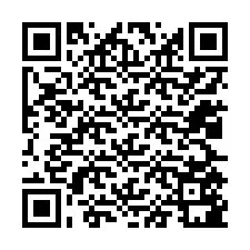 QR-koodi puhelinnumerolle +12025581327