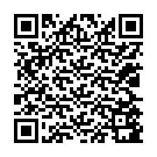 QR Code สำหรับหมายเลขโทรศัพท์ +12025581329