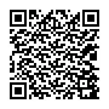 QR-код для номера телефона +12025581331