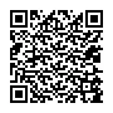 QR-код для номера телефона +12025585007