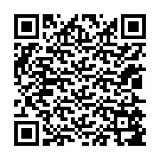 Código QR para número de teléfono +12025587445