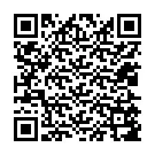 Codice QR per il numero di telefono +12025587447