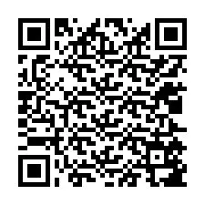 QR kód a telefonszámhoz +12025587452