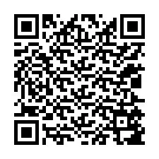 QR-koodi puhelinnumerolle +12025587454