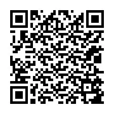 QR-код для номера телефона +12025587455