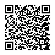 QR код за телефонен номер +12025587458