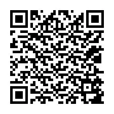 QR код за телефонен номер +12025587459