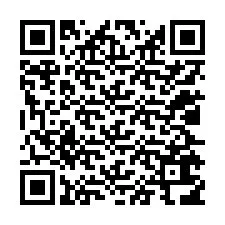 Código QR para número de telefone +12025616968