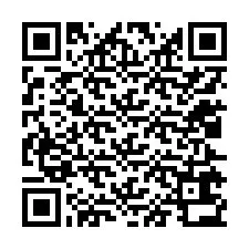 QR-code voor telefoonnummer +12025632856