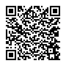 QR код за телефонен номер +12025641756