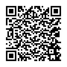 QR-koodi puhelinnumerolle +12025641758