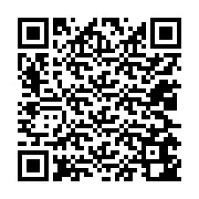 QR-koodi puhelinnumerolle +12025642137