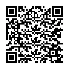 QR-code voor telefoonnummer +12025647336