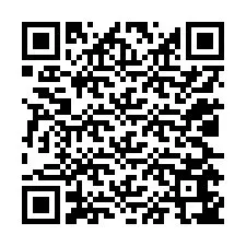 QR-koodi puhelinnumerolle +12025647338