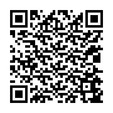 QR-koodi puhelinnumerolle +12025647340