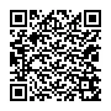 Código QR para número de teléfono +12025651475