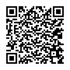 Código QR para número de teléfono +12025658553