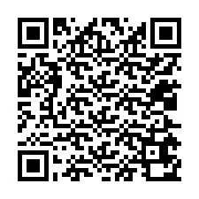 QR-code voor telefoonnummer +12025670043