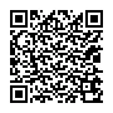 Código QR para número de teléfono +12025670045