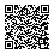 Código QR para número de teléfono +12025670050