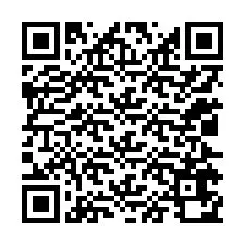 Código QR para número de telefone +12025670954