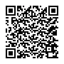 QR-code voor telefoonnummer +12025670959