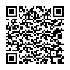 Código QR para número de telefone +12025708195