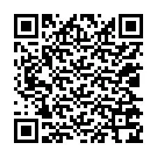 Código QR para número de teléfono +12025724868