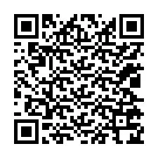 Código QR para número de telefone +12025724871