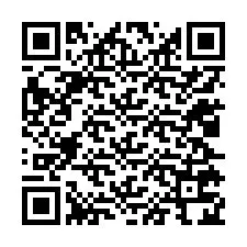 Código QR para número de telefone +12025724872