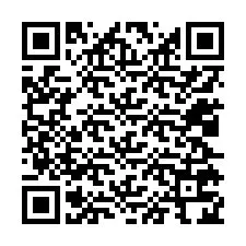 QR-Code für Telefonnummer +12025724873