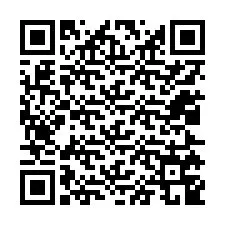 Código QR para número de teléfono +12025749417