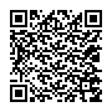 QR-koodi puhelinnumerolle +12025756969