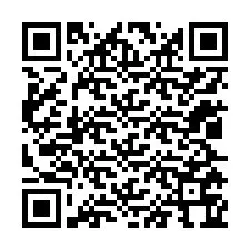 QR-код для номера телефона +12025764165