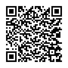 QR-koodi puhelinnumerolle +12025779434