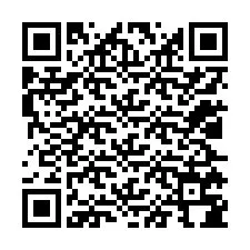 QR-koodi puhelinnumerolle +12025784469