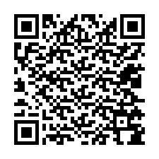 QR-koodi puhelinnumerolle +12025784477